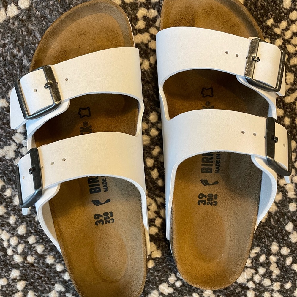 Birkenstock Arizona Slide Sandal - White